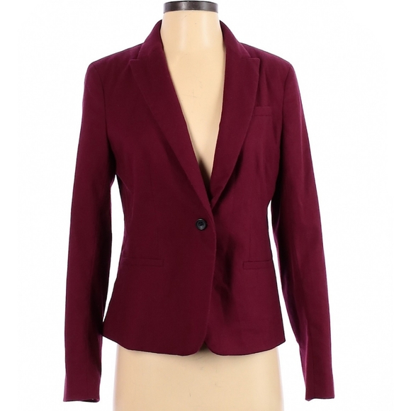 banana republic red suit